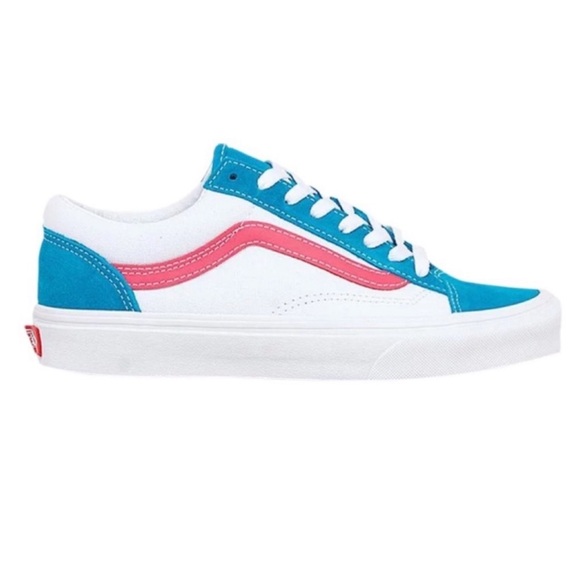 Vans Shoes - Vans Retro Sport Style 36 Caribbean Sea & True White Skate Shoes Size 8